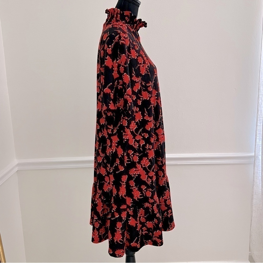 Zara Floral Ruffle Dress - Picture 3 of 7